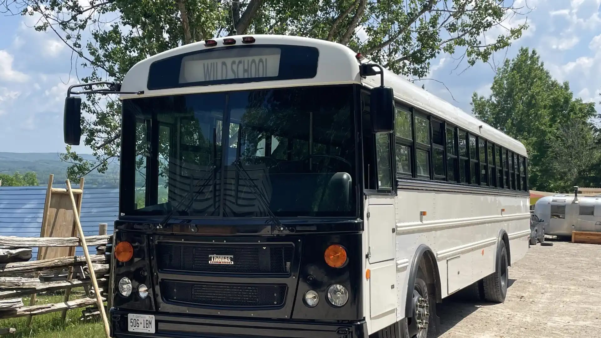 The Wilde Bus — our own dedicated camp bus, with stops in Collingwood, Craigleith and Clarksburg